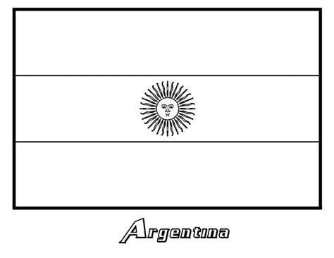 coloring argentina flag
